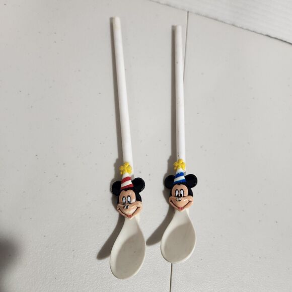 Vintage Disney on Parade Mickey Mouse Donald Duck Plastic Cup W/ 2 Straws - Picture 7 of 8